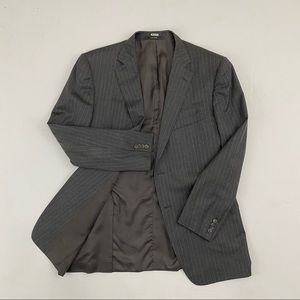 Ermenegildo Zegna Wool Grey Pinstripe Sport Coat